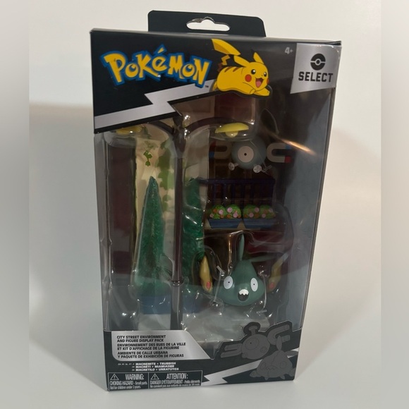 Pokemon Other - Pokemon Select City Street Set - Magnemite & Trubbish Display Pack (Wave 5)